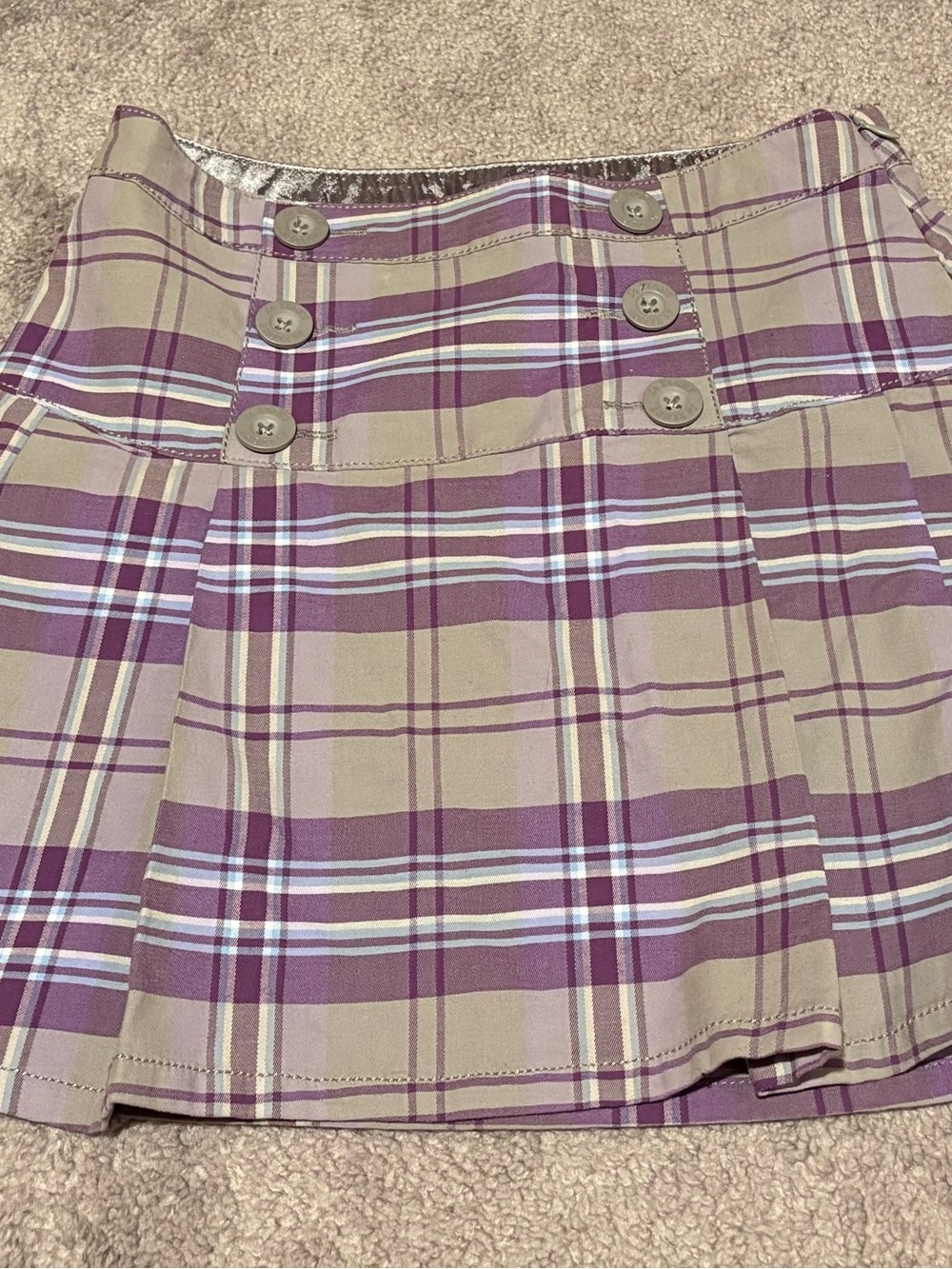 Brand New Plaid Schoolgirl Mini Skirt
